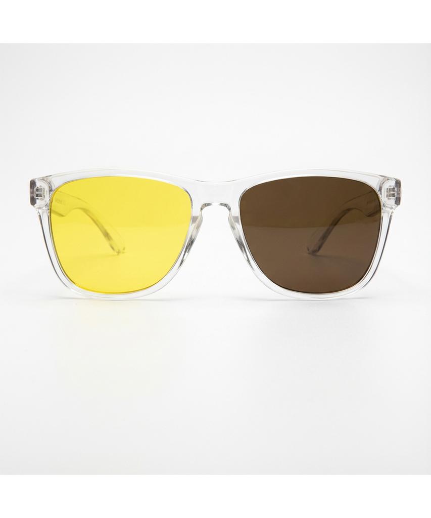 Pilli Neon Sports Sunglasses L Size (Shiny Clear Yellow Photochromic)