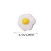 20Pcs/Bag Mini Poached Eggs 3D Nail Art Decorations Cute Poached Eggs Nails Charms Designs Diy Resin Nail Accessories