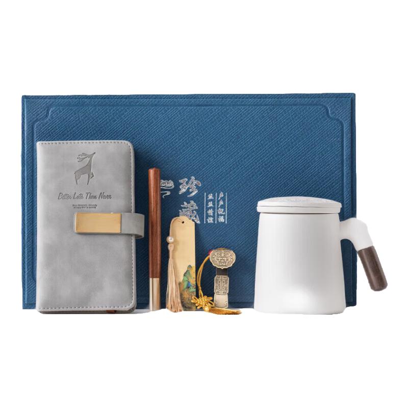 

WeiYi Chinese Style Ceramic Tea Mug with Stainless Steel Filter