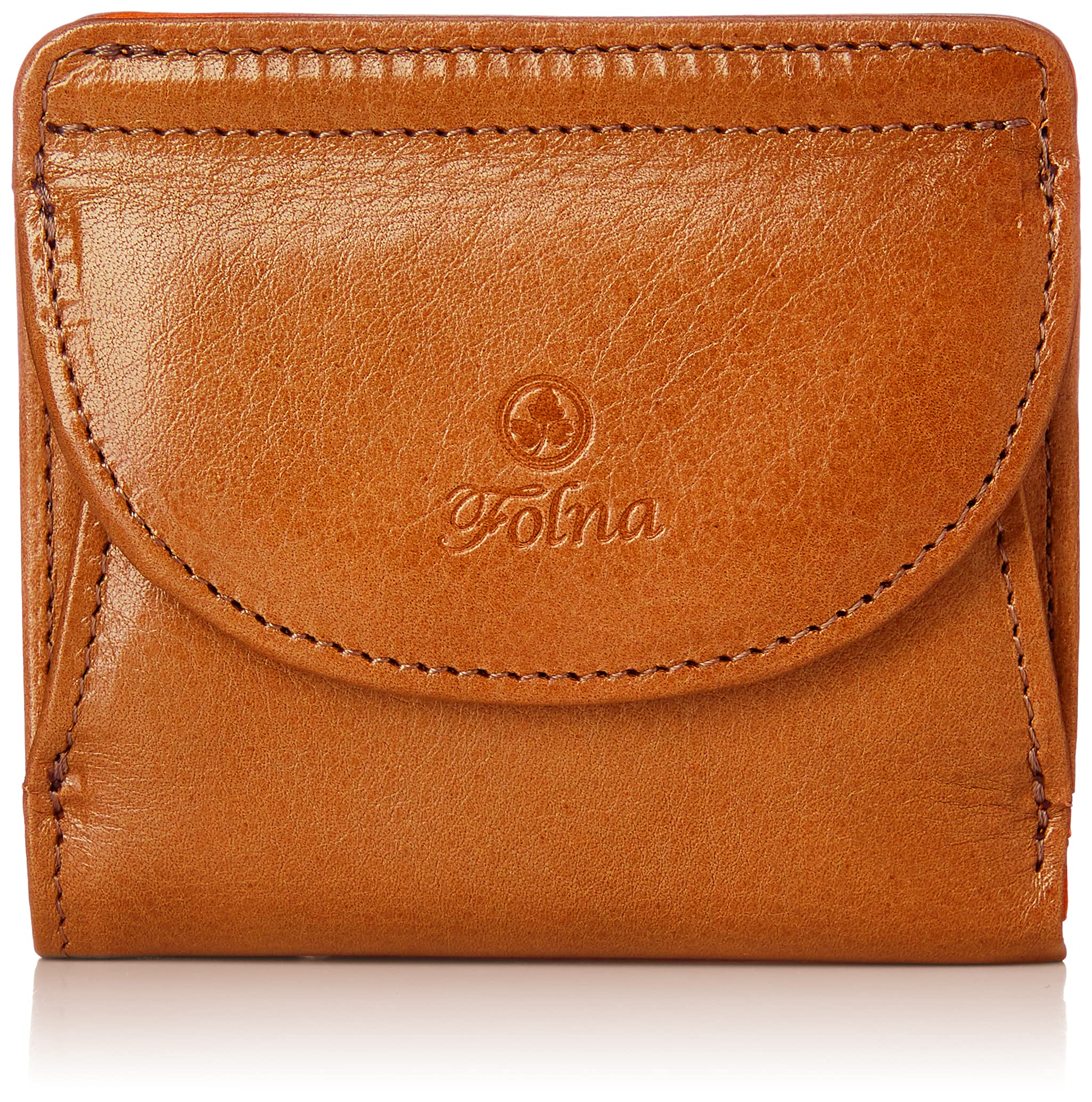 Складной кошелек Forna, Кожа Tochigi, Цвет верблюда (24)