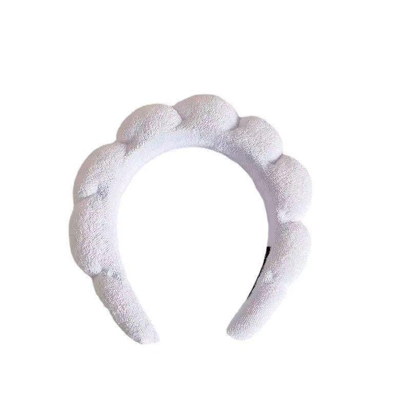 Twist Sponge Headband Set for Girls - Towel Cloth, High Skull Top Hairband, Makeup Headband, Summer Style.