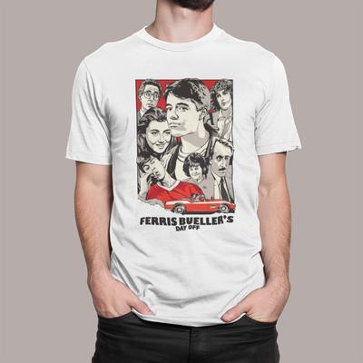 FERRIS BUELLER'S TAG T-SHIRT 80er RETRO KLASSIKER FILM ERWACHSENE KINDER