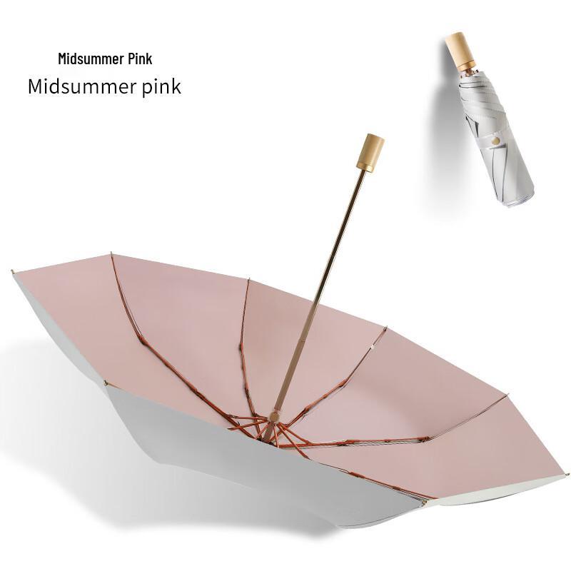 Nanqiao Solid Wood Handle Sun & Rain Umbrella