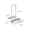Suncojia 304 Stainless Steel Pot Lid Rack, Kitchen Countertop Storage Organizer, Multi-Purpose Draining Rack, Cutting Board Holder