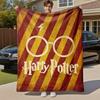 1pc Harry Potter glasses lightning bolt Outdoor Flannel Throw Blanket All Season Soft Warmth,Home Decor 1031104