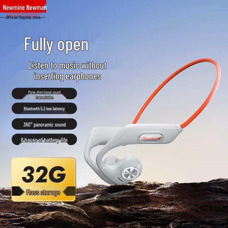 

Newmine GE13 Bone Conduction Open-Ear Sports Bluetooth Headset