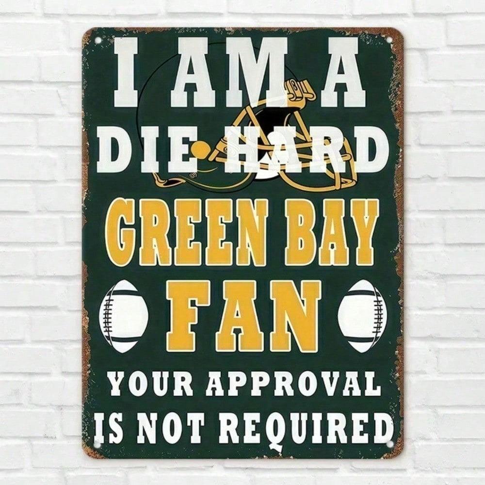 

Green Bay Packers Metal Tin Sign 8x12 Inch Vintage Rustic Wall Decor for Man Cave Game Room Home Office 20x30cm