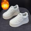 Sneakers women's shoes height increase in spring casual shoes board shoes leather thick-soled muffin shoes