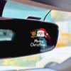Merry Christmas! Cute Santa Claus, reindeer, rearview mirror decorative stickers, makeup mirror, bicycle, computer stickers