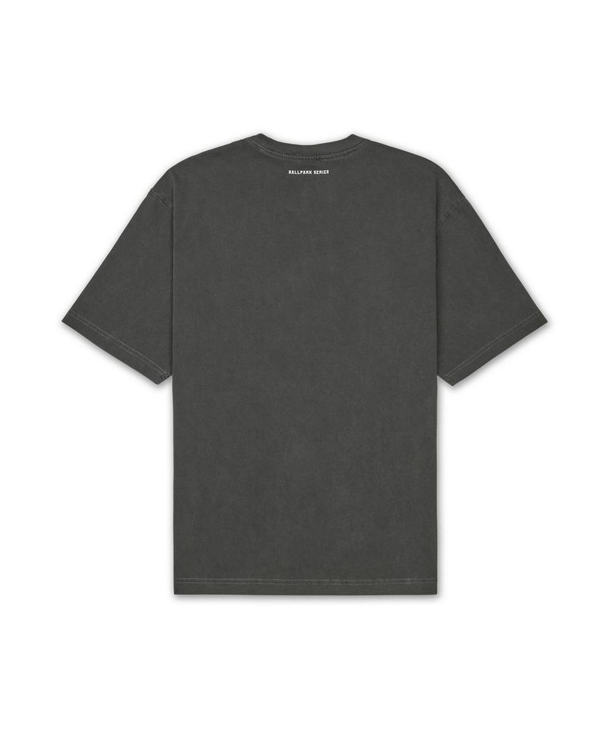 Hangugyaguwiwonhoe Mss X Kbo Ballpark Short Sleeve T-Shirt Charcoal Gray [Gwangju Kia Tigers]