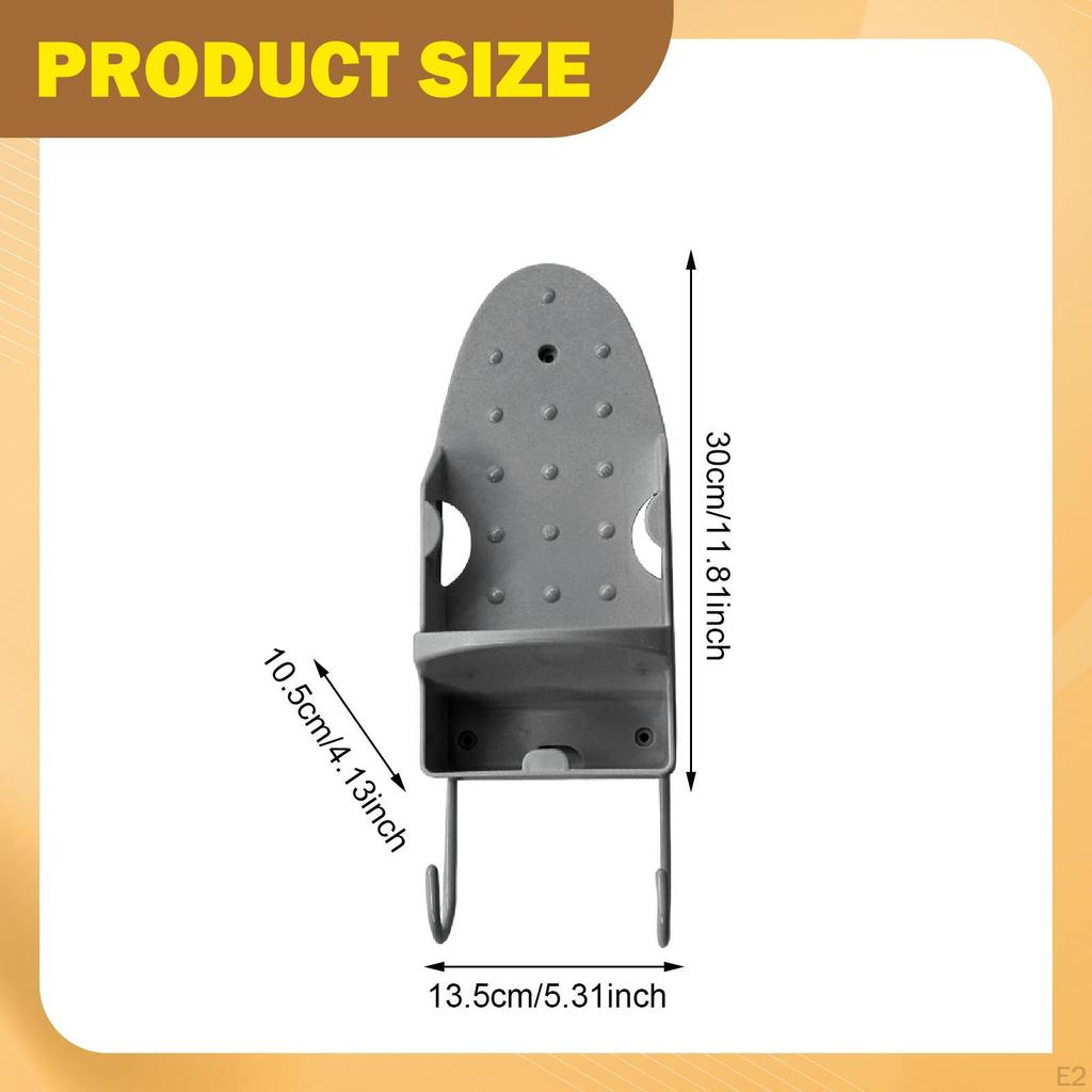 Ironing Board Hanger Wall Mounted Convenient Sturdy Rack Storage Organizer for Hotel