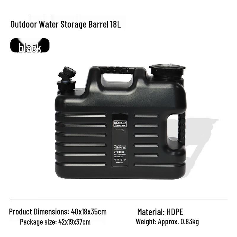 Outdoor Portable Food-Grade Water Storage Container with Faucet