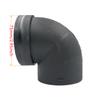 42mm 60mm 75mm Air Vent Ducting Y T L Flat Piece Elbow Pipe Outlet Exhaust Joiner Connector Diesel Heater For Car Caravan Camper