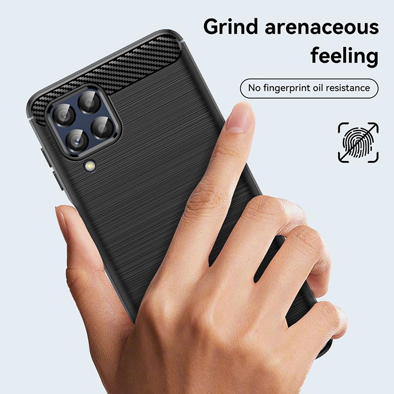 For Samsung Galaxy M53 5G Case Samsung M53 M33 Cover Shockproof Soft Silicone Bumper Samsung M53 M33 M23 M52 M62 M02 M51 M31s