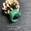 Men's and Women's Large Agate Chalcedony Thumb Rings - Promotional Jade Style