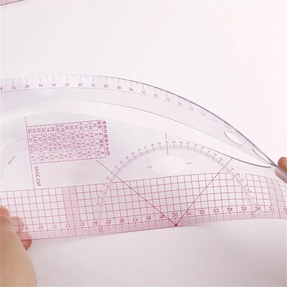 6pcs Flexible Curved Ruler Set For Dressmaking Sewing