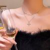 Elegant Pearl Necklace: Trendy, High-End Titanium Steel Clavicle Chain for Women