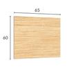 PANEL SZKLANY DO KUCHNI 65x60 Drewno