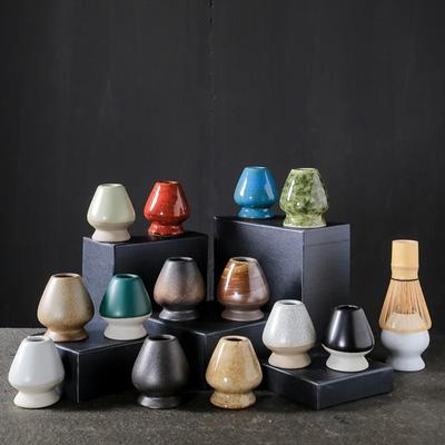 Wiele stylów Ceramiczny Uchwyt na Matcha Stojak na Ubijaczkę do Matcha Uchwyt Chasen na Japońską Zieloną Herbatę Uchwyt na Ubijaczkę