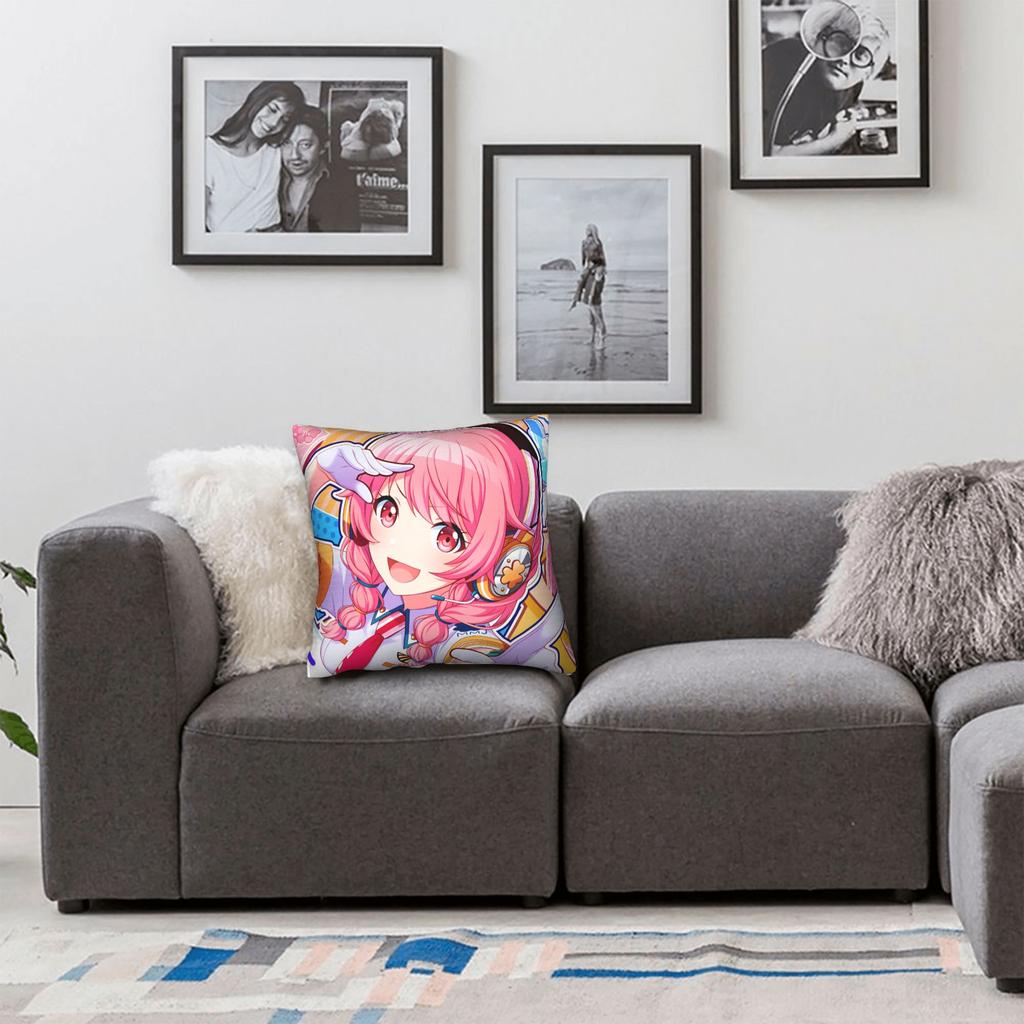 Hot Girl Kawaii Sakura Miko Pillow Cover Comfy Cushion Cover Funny Pillow Case For Sofa Car Home Decor