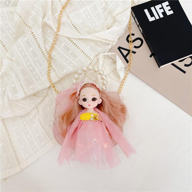 Fashionable Korean Style Mini Pearl Handbag For Kids With Cute Cartoon Design