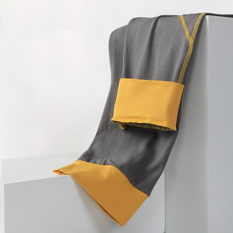 Pánské úzké kalhoty z bavlny a vlny - Hřejivé, lehké spodky pro podzimní/zimní trendy