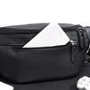 Leather Waist Bag for Men Casual Crossbody Fanny Pack with Adjustable Belt