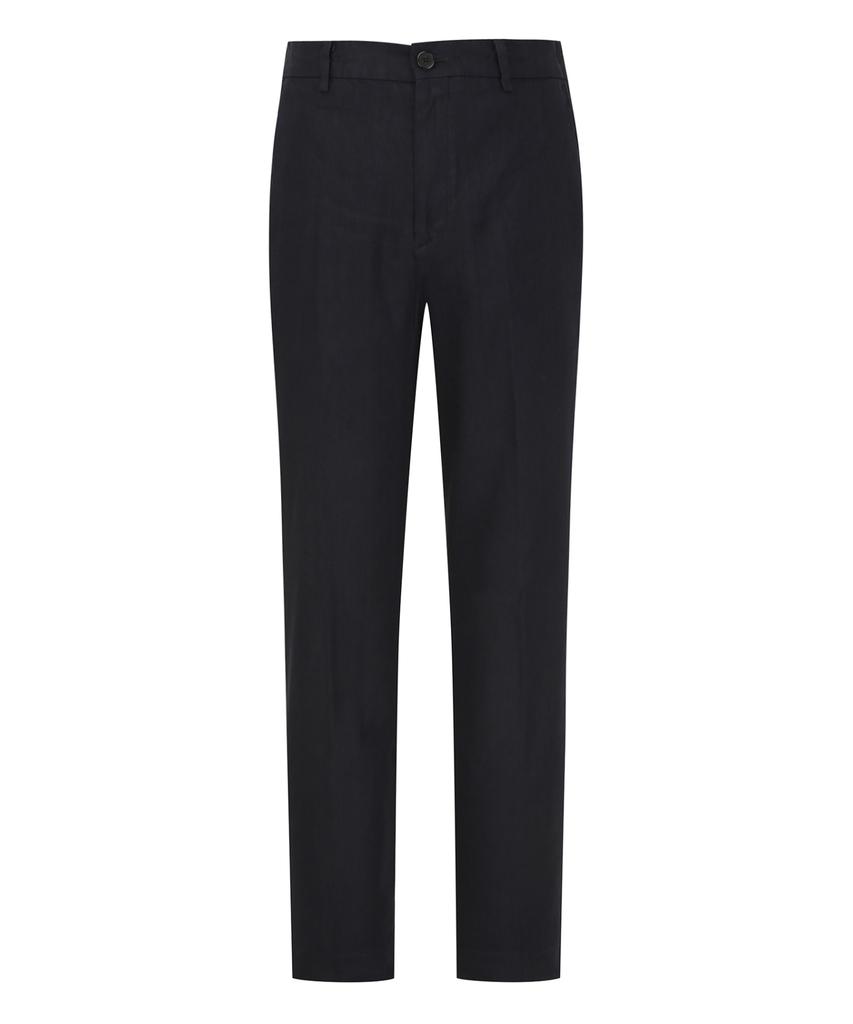 Jilseutyueoteunyuyogmaen [Manteco] Linen Blend Setup Pants - Dark Navy (Jnpa6B581N3)