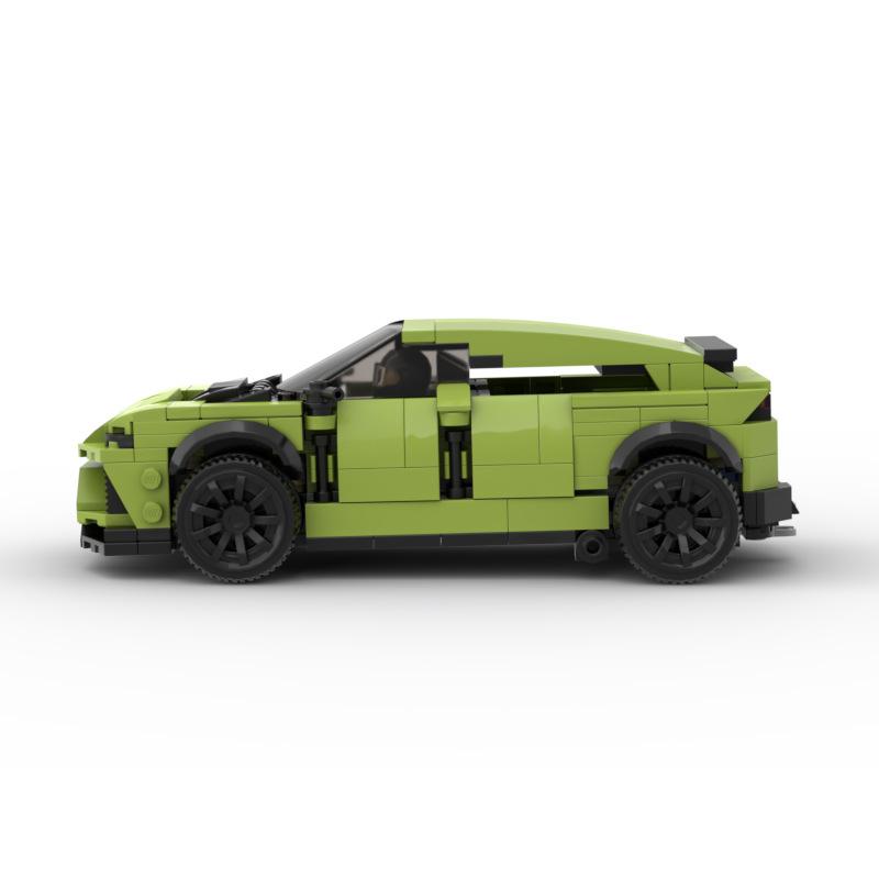 Speed Champion Technisches Auto Lamborghinis Urus SUV mit Anhänger Cty Rennfahrzeuge Baustein Kompatibel mit LEGO als Geschenk