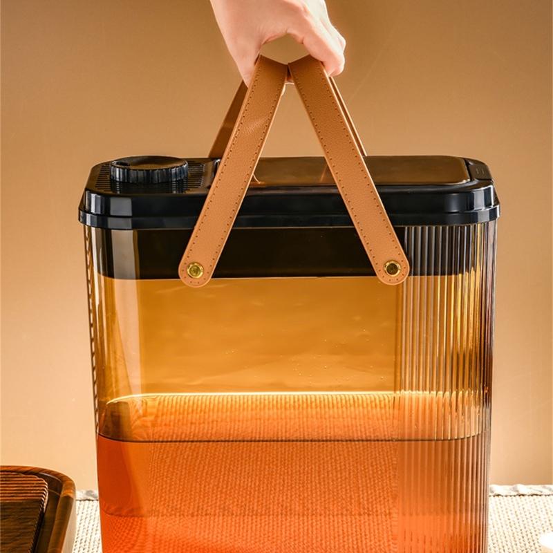 Tea Filter Bucket Portable Tea Room Drain Bucket Dry & Wet Separation Trash Can Waste Drain Bin for Office,Homes