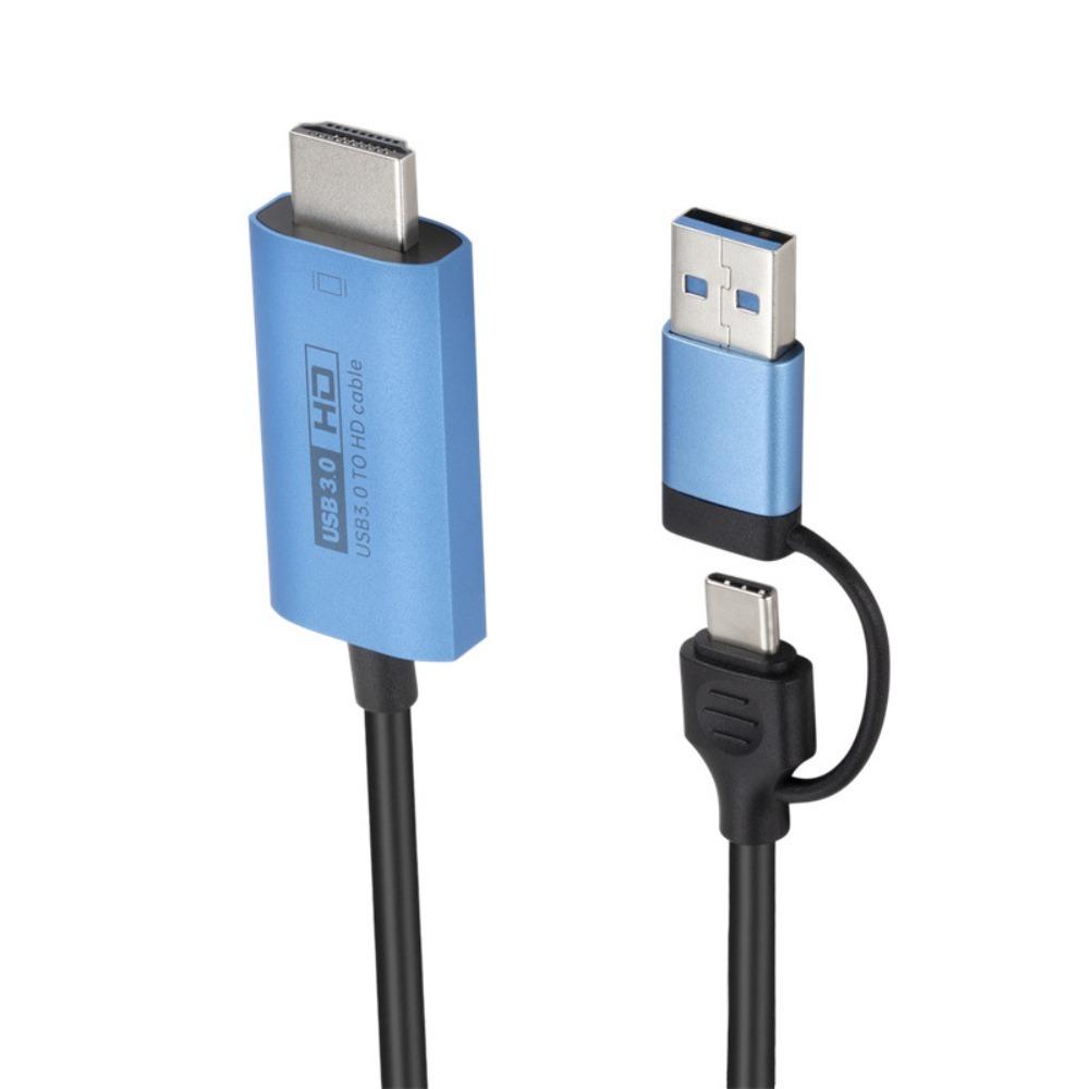 

Кабель-адаптер Type-c — HDMI Кабель-адаптер Type-c — HDMI Кабель USB — HDMI с одинаковым экраном Ноутбуки