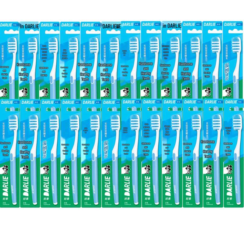 Darlie Adult Medium Bristle Toothbrush, 24-Count
