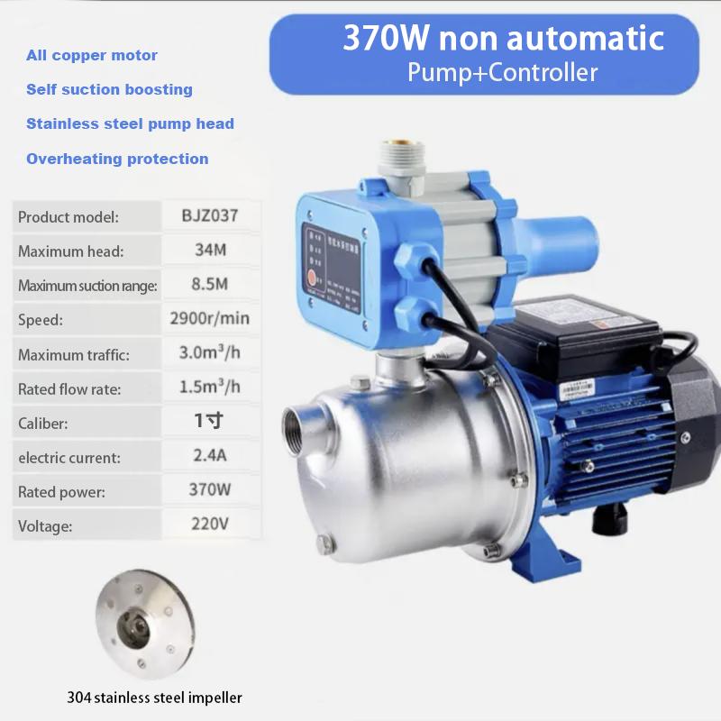 BJZ037 220V 380V AC Water Pump Pressure Switch Automatically Controlled Electronic Switch Water Shortage Protection Adjustable