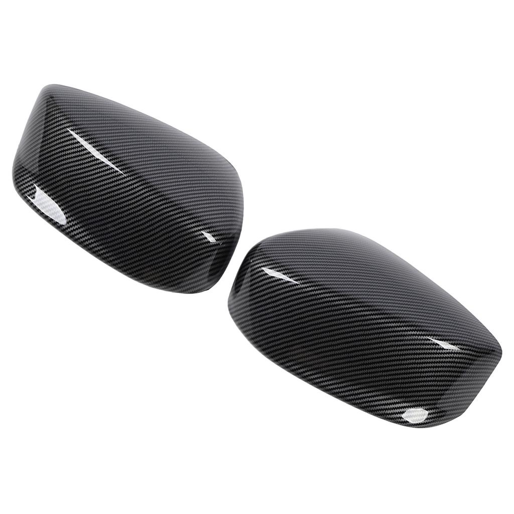 1 Paar Seitenspiegelkappenabdeckung im Carbenfaser-Stil für Seitenrückspiegelabdeckungen für Accord 2008 bis