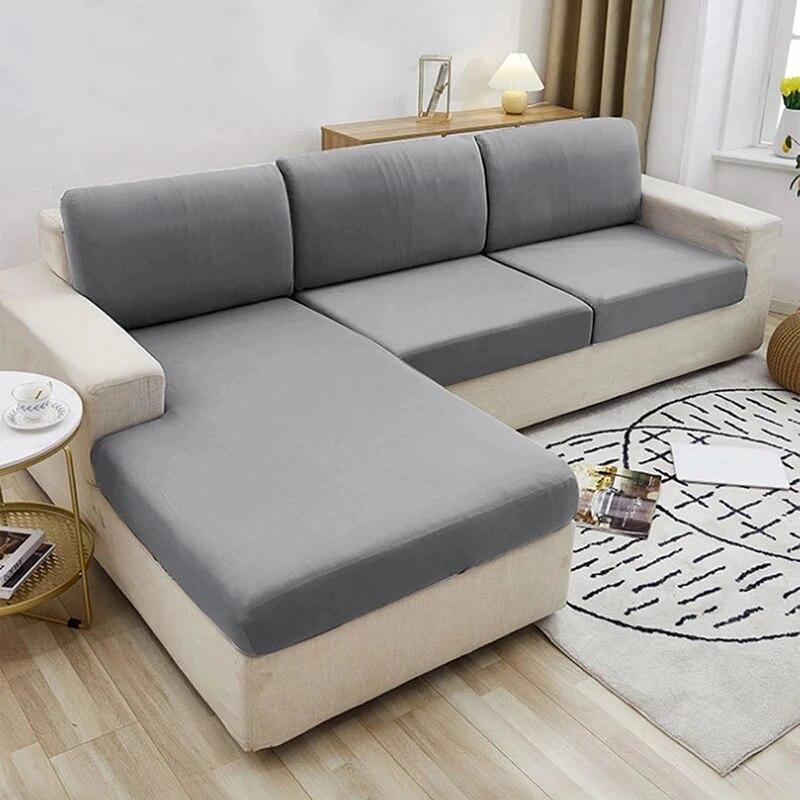 Sommer-elastischer Sofa-Kissenbezug für Möbelschutz, Sofa-Sitzbezüge, Haustiere, waschbar, Sofa-Kissenbezug, abnehmbar, Wohnzimmer