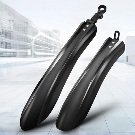 1 Pair Bicycle Fender Lightweight Universal MTB Mountain Road Bike Front Rear Mud Splash Guard Mudflap Bike Replacement Accessories