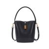 Leather Women's Bags Light Luxury Niche Bucket Bags New Casual Versatile Shoulder Messenger Bags