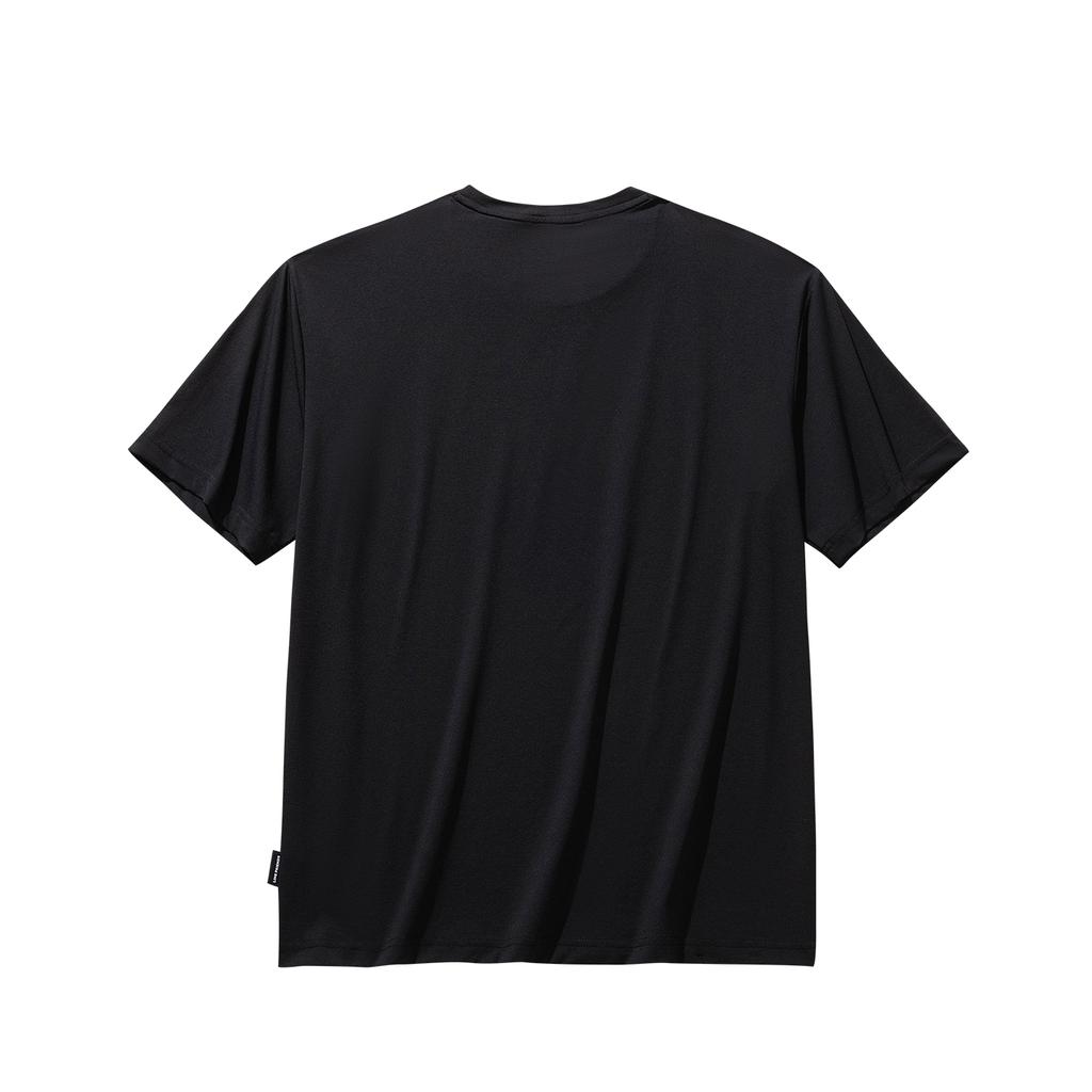Anta Cross-Border Collaboration Lifestyle Series Short Sleeve Knit Top Summer 2026 Unisex tops Black 172628119-2