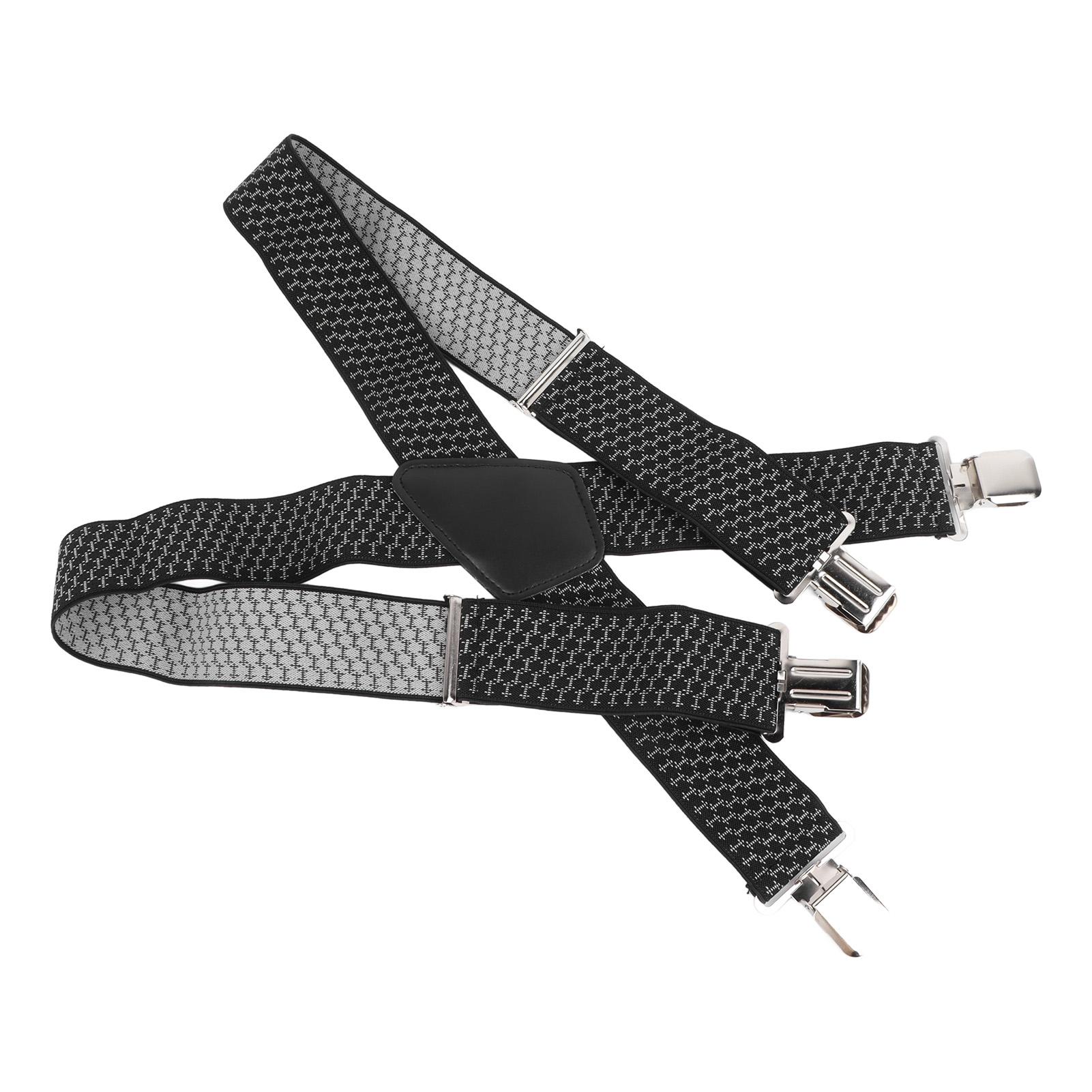 

Мужские подтяжки Simple Style X Back 2in Wide утолщенные растягивающиеся мужские подтяжки для делового платья