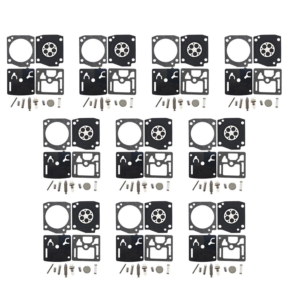 10pcs/lot Carburetor Repair Diaphragm Rebuild Kit For HUSQVARNA 362 365 371 372 JONSERED 2065 2165 #ZAMA RB-60 Replacement Parts