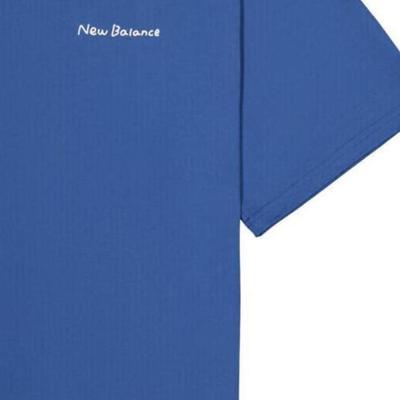 New Balance SS24 T Shirt Unisex Blue AMT42338-NYY