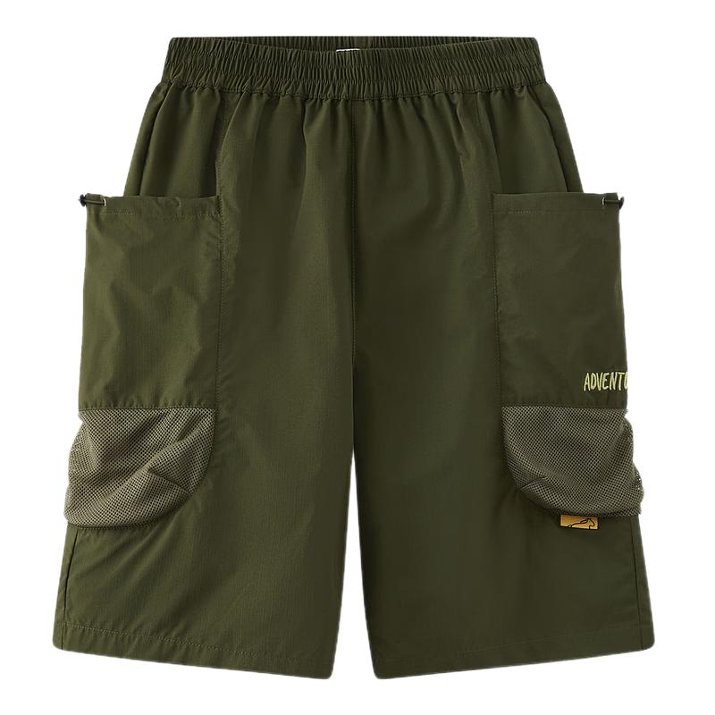MQD Boys' Lightweight 5-Point Quick-Dry Casual Shorts