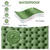 Double Sleeping Pad for 2 Person, Thick Inflatable Camping Mat with Built-in Foot Pump & Pillow, Compact Air Mattress for Hiking, Backpacking, Tent