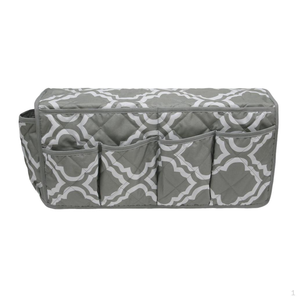 Armchair Bedside Organizer Bag for Magazines And Glasses On Couch