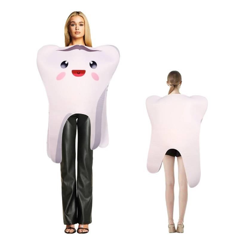 Teeth Cosplay Halloween Outfit Stage Performance Drama Costume Activity Party
