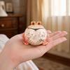 Inlaid Rhinestones Animal Figurine Trinket Box Hinged Jewelry Box  Home Desktop Decoration
