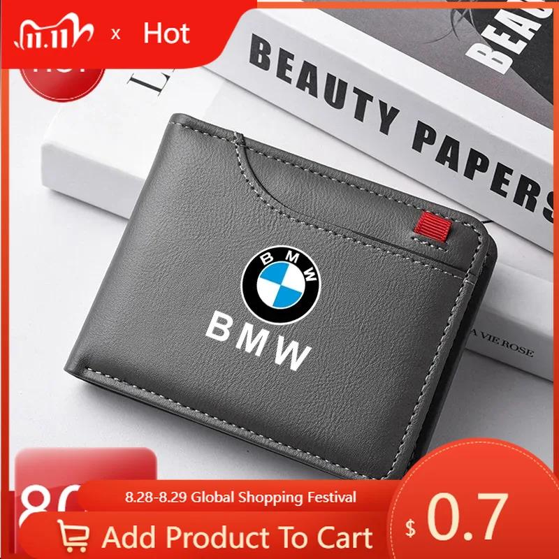 Samolepka na auto Horká 2025 Peněženka do auta Velká kapacita Více přihrádek Podnikatelská peněženka Řidičský průkaz Krátká peněženka Pro BMW M 1 2 3 4 5 7 Ser
