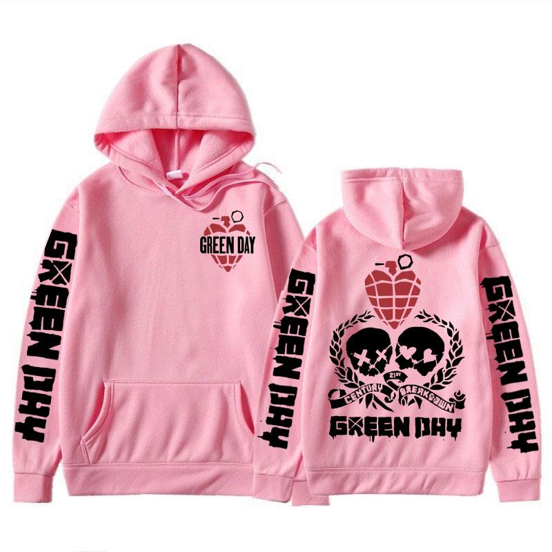 Rock Band Green Day Merch Hoodies Men Women High Quality Fashion Oversized Pullovers Harajuku Pop Sweatshirts Streetwear