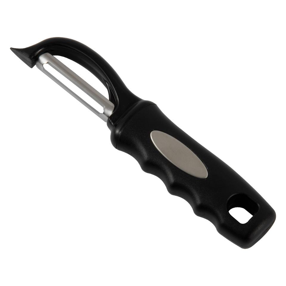 

Premium Swivel Vegetable Peeler, Soft Grip Handle and Ultra Sharp Stainless Steel Blades - Perfect Kitchen Peeler For Veggie, Fruit, Potato, Carrot чорний