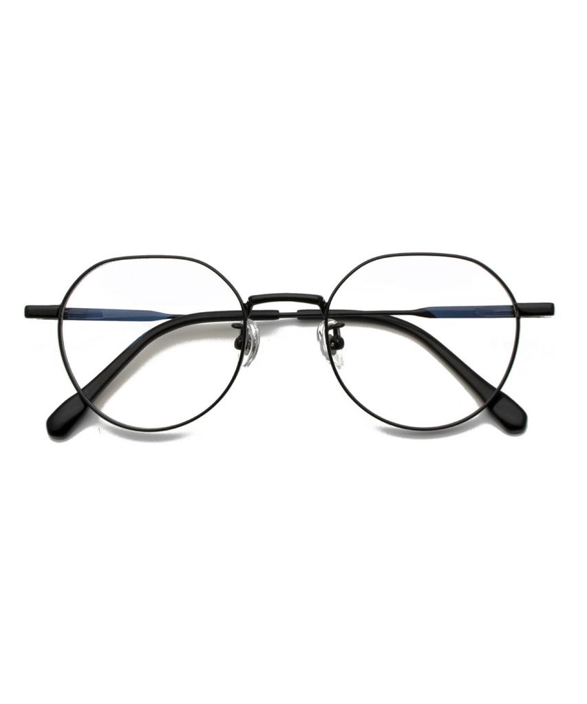 Lingkeonpeuleim Bt020 Titanium Eyeglass Frame Black